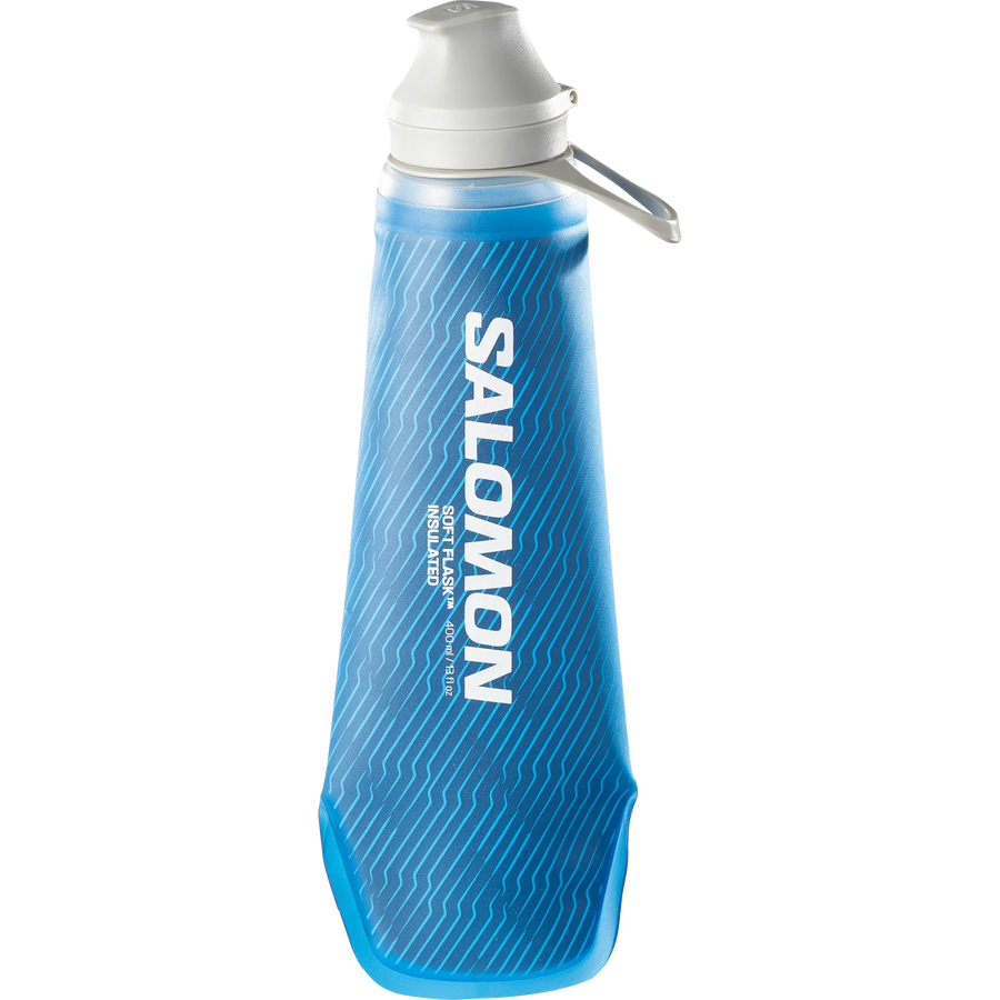 Salomon Flask 400 ml insulated, isolierte Soft Flask für Trailrunning bei Hitze und Kälte - machsport