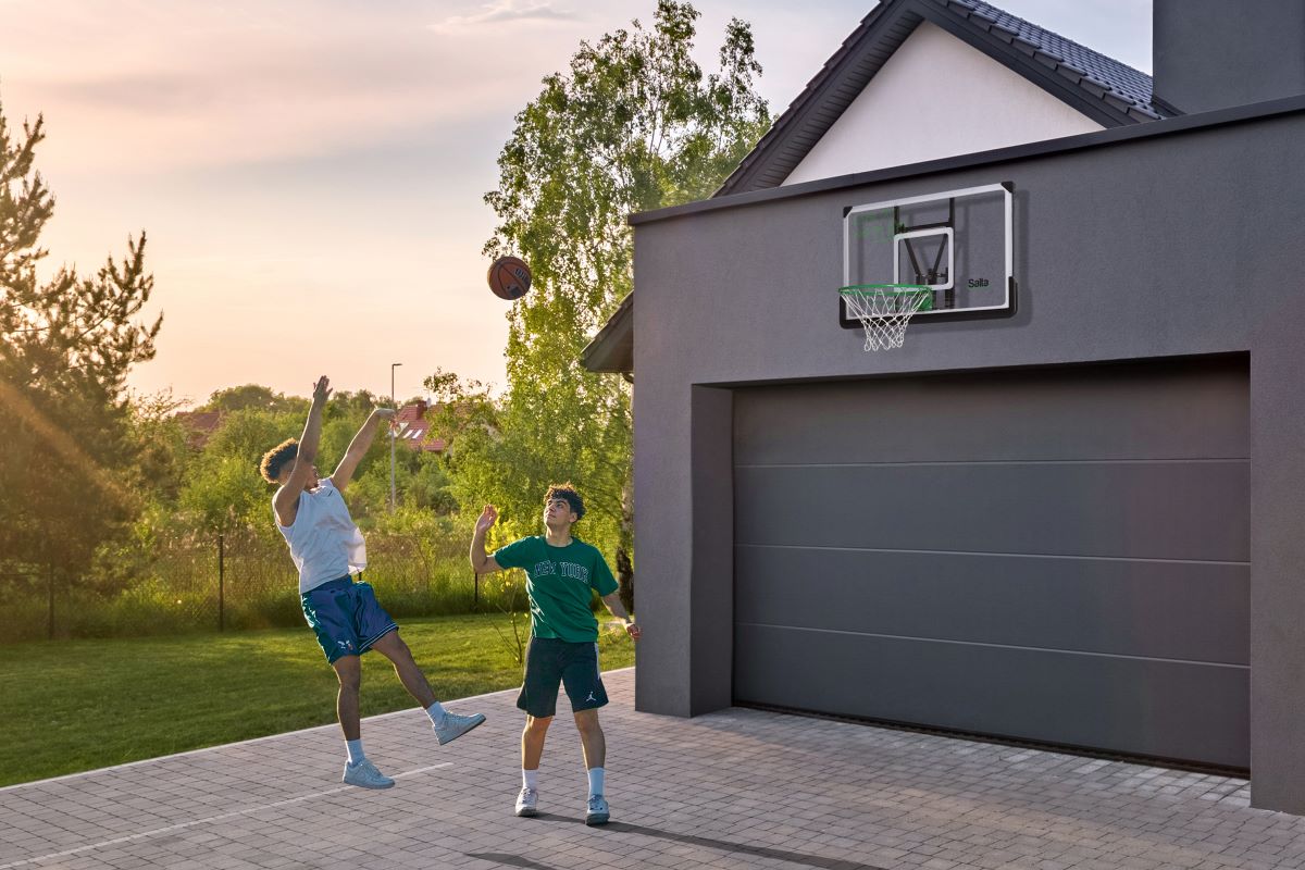 Salta Center Basketballbrett - Center Basketballbrett Schwarz - machsport – Bild 