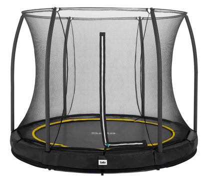 Salta Trampolin Comfort Edition Ground - 183cm - Rund Schwarz - machsport