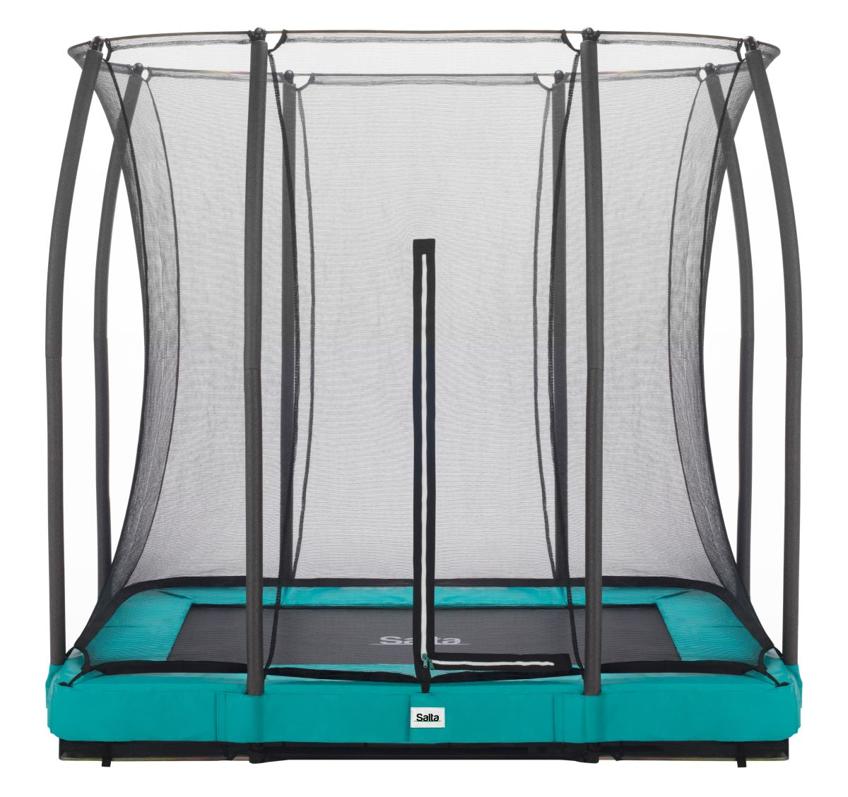 Salta Trampolin Comfort Edition Ground - 214x153cm - Rechteckig Grün - machsport