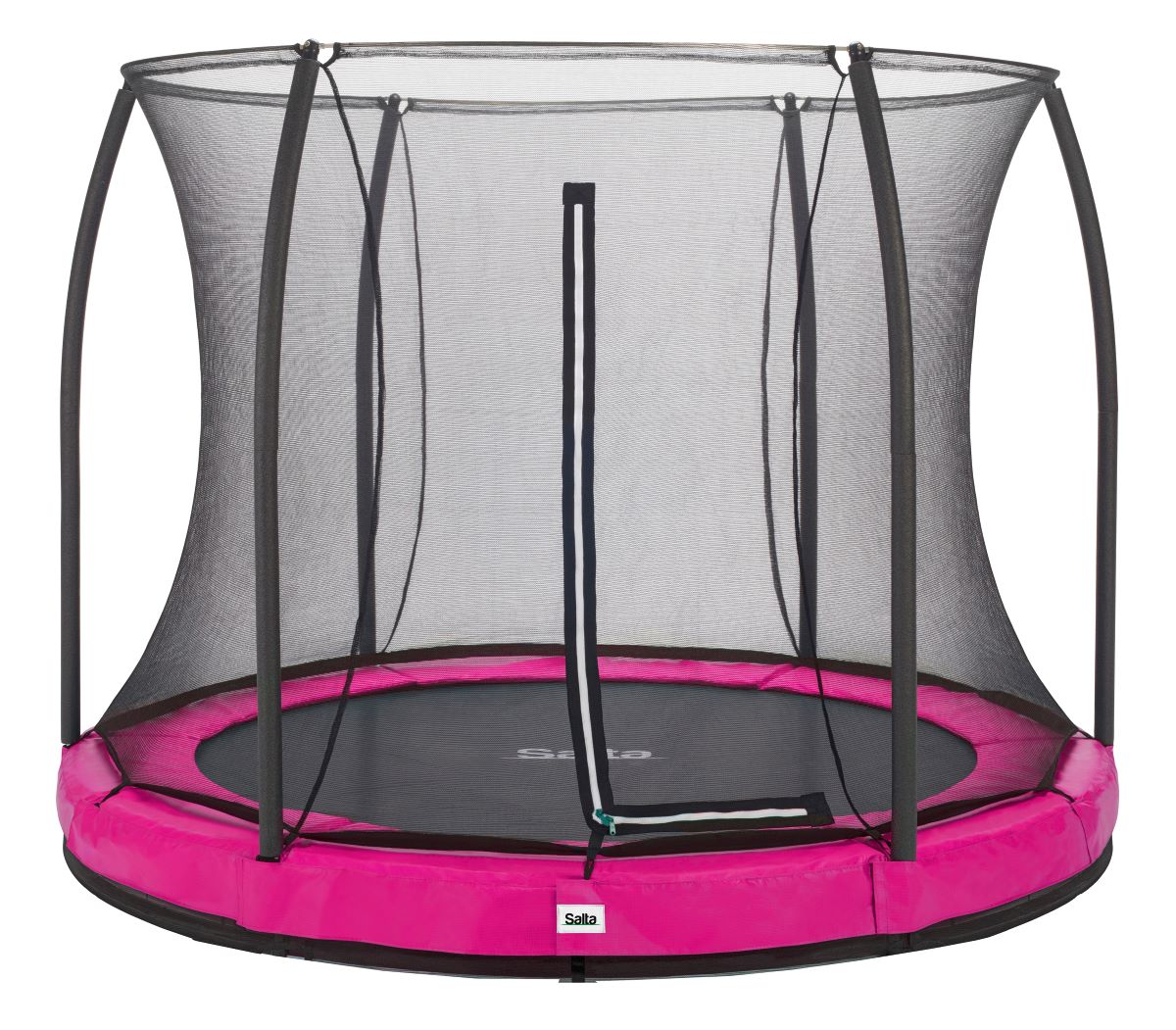 Salta Trampolin Comfort Edition Ground - 305cm - Rund Pink - machsport