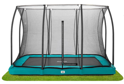 Salta Trampolin Comfort Edition Ground - 305x214cm - Rechteckig Grün - machsport