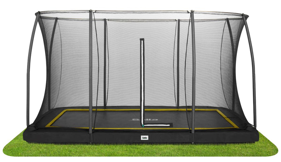 Salta Trampolin Comfort Edition Ground - 366x244cm - Rechteckig Grün - machsport