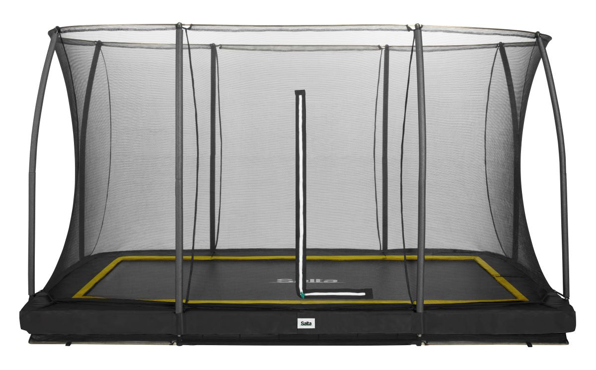 Salta Trampolin Comfort Edition Ground - 366x244cm - Rechteckig Grün - machsport