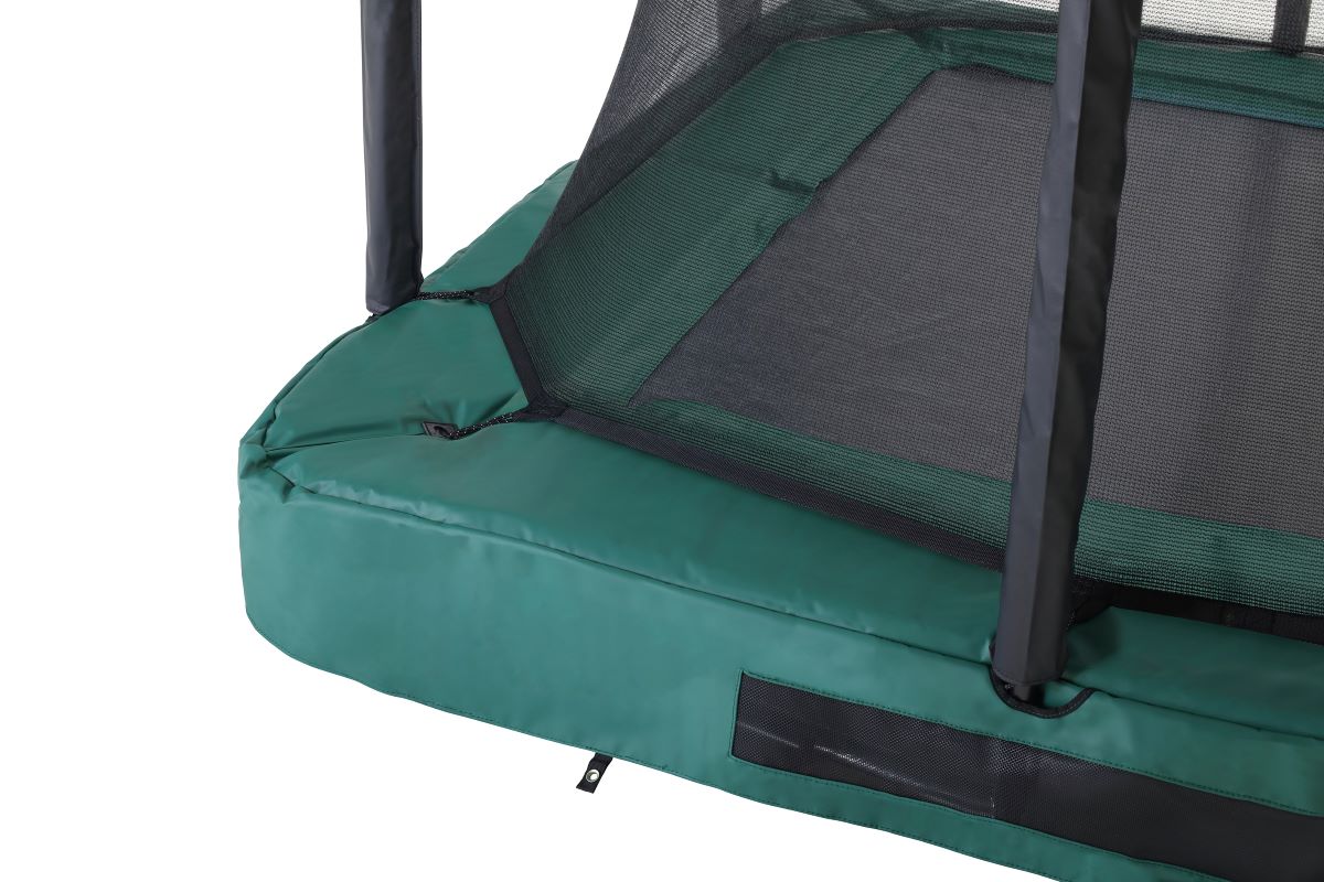 Salta Trampolin Premium Ground - 305x214cm - Rechteckig Grün - machsport – Bild 