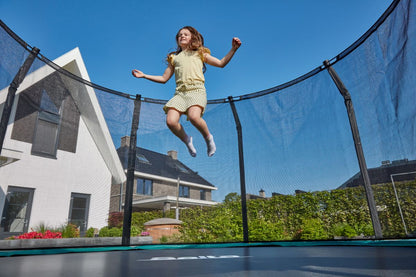 Salta Trampolin Premium Ground - 396cm - Rund Grün - machsport