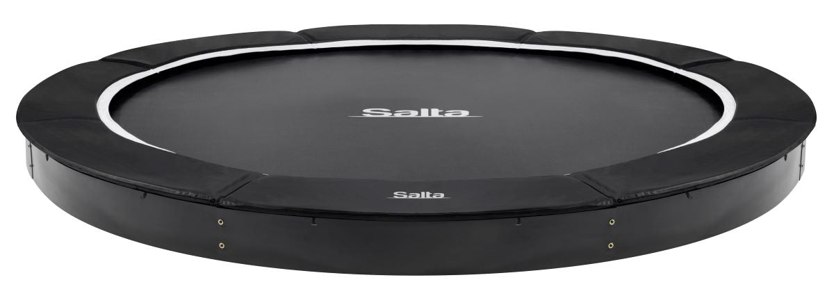 Salta Trampolin Royal Baseground Sports - 251cm - Rund Schwarz - machsport – Bild 