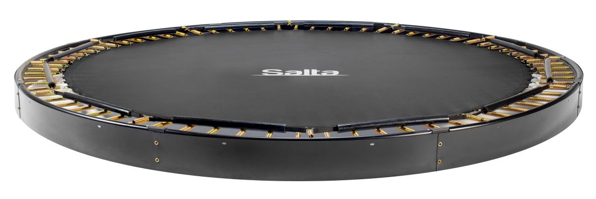 Salta Trampolin Royal Baseground Sports - 305cm - Rund Schwarz - machsport – Bild 
