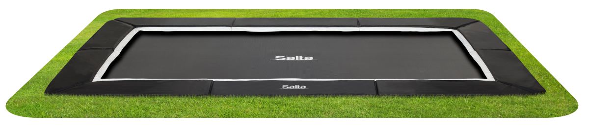 Salta Trampolin Royal Baseground Sports - 305x214cm - Rechteckig Schwarz - machsport