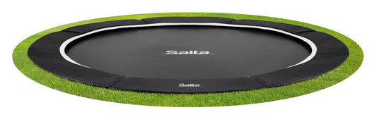 Salta Trampolin Royal Baseground Sports - 396cm - Rund Schwarz – Rückansicht – ⌀ 396 cm / Schwarz / Rund