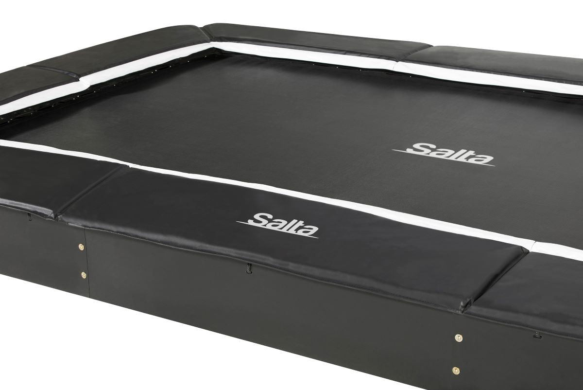 Salta Trampolin Royal Baseground Sports - 396x244cm - Rechteckig Schwarz - machsport – Bild 