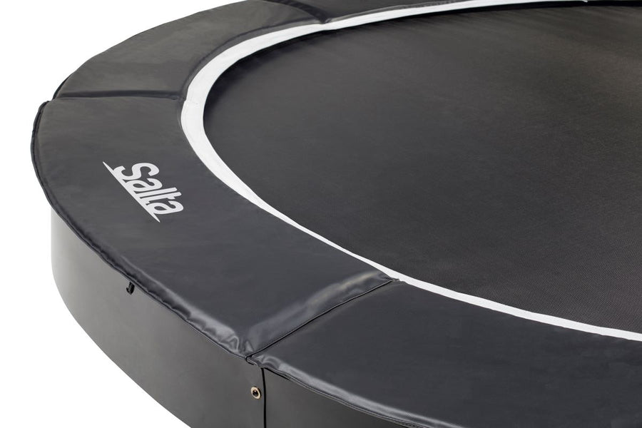 Salta Trampolin Royal Baseground Sports - 427cm - Rund Schwarz - machsport