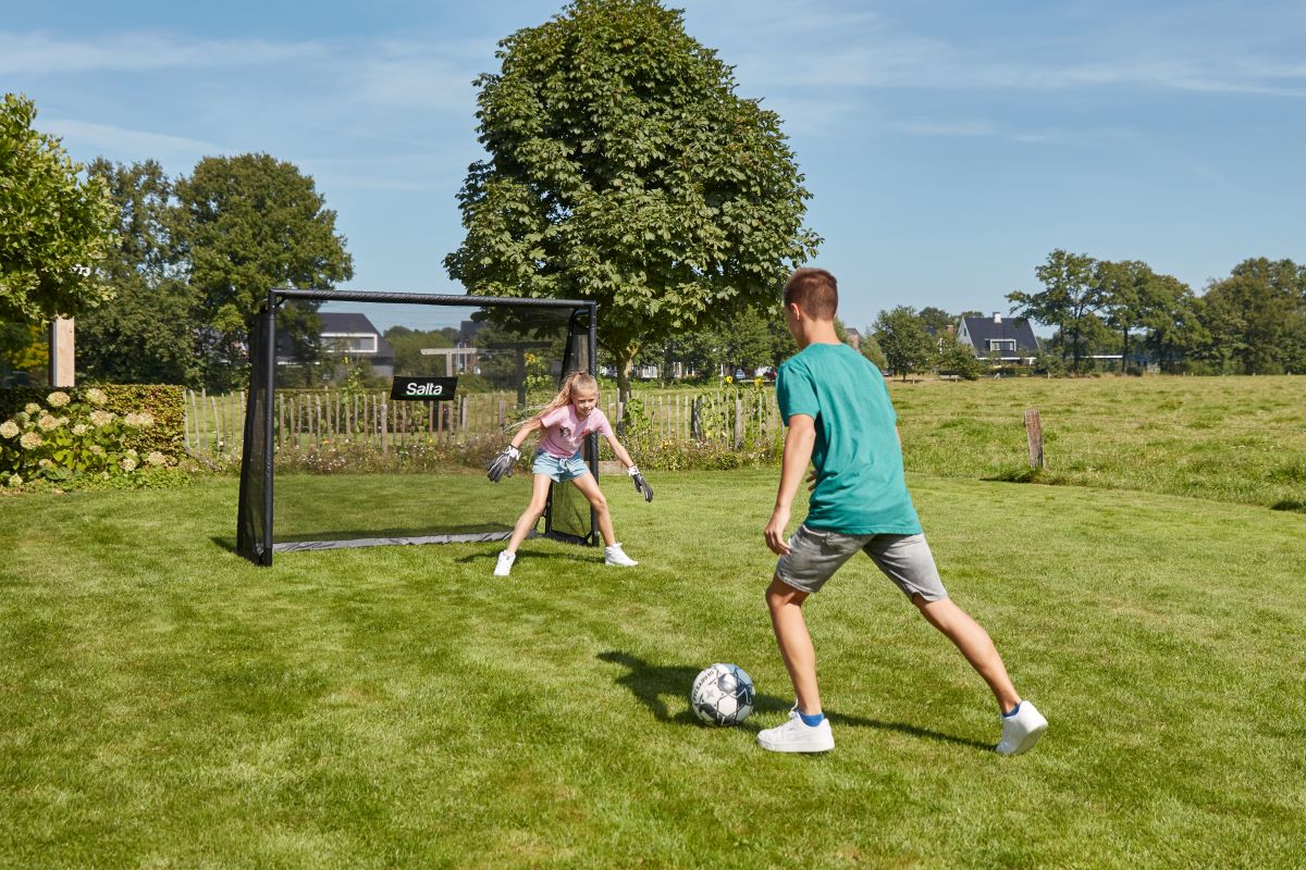 Salta Fußballtor Legend 220x170 cm - Legend Schwarz - machsport – Bild 