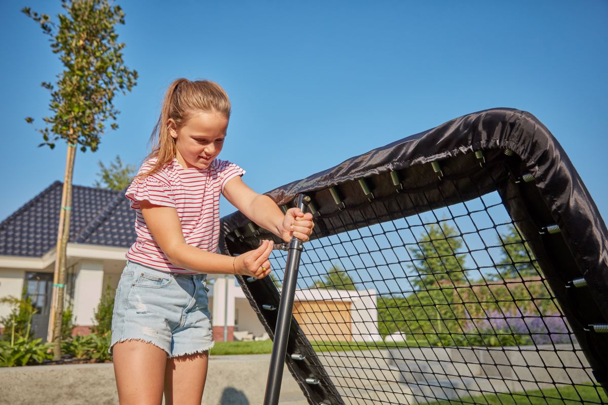 Salta Rebounder Motion 164x164cm - Motion Schwarz - machsport – Bild 
