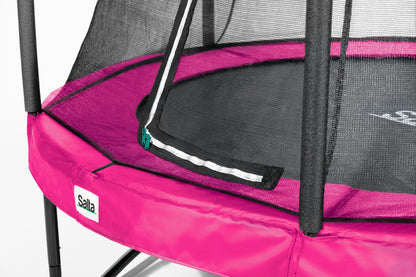 Salta Trampolin Comfort Edition - 213cm - Rund Pink - machsport