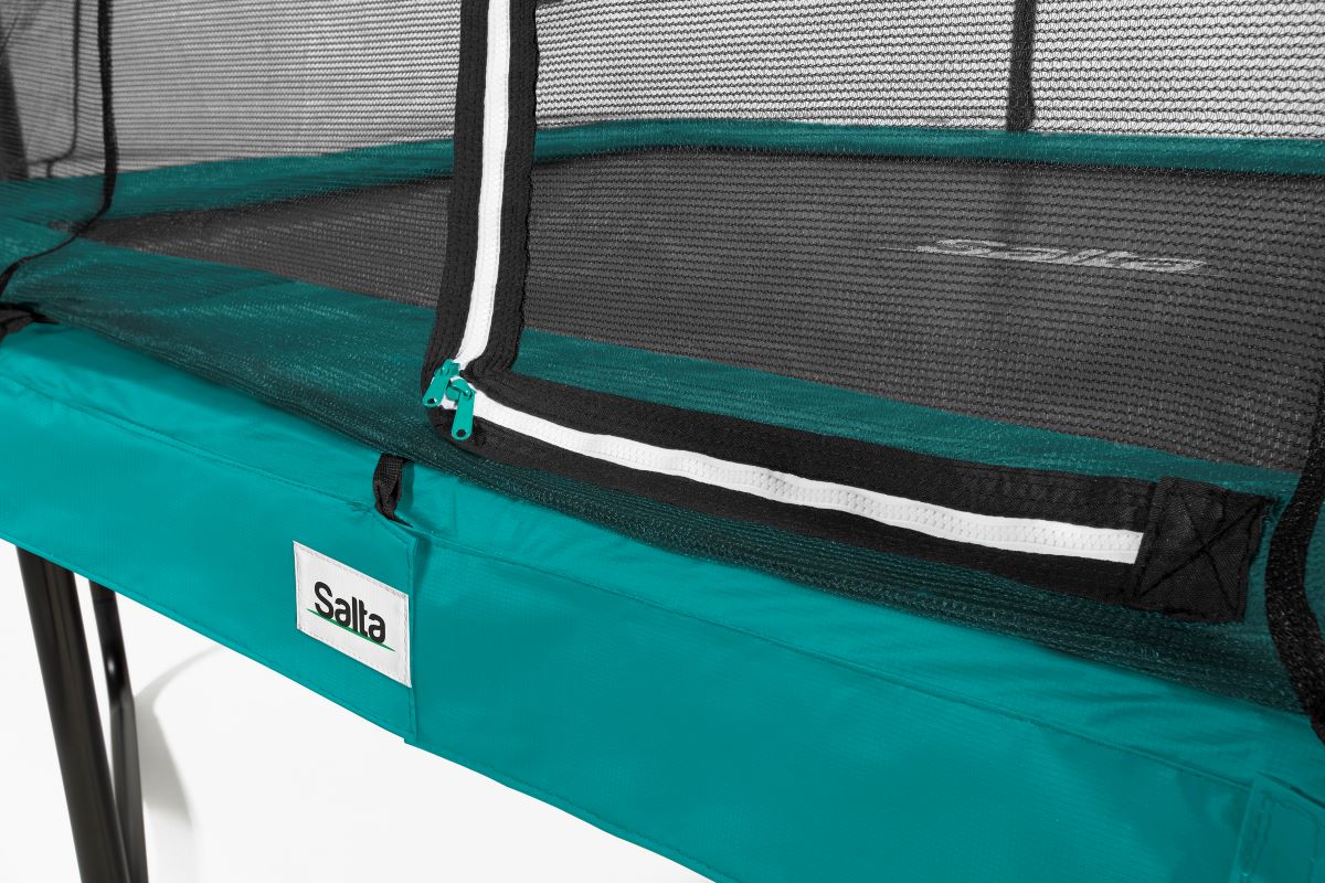 Salta Trampolin Comfort Edition - 214x153cm - Rechteckig Grün - machsport – Bild 