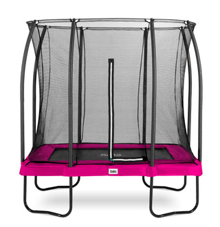 Salta Trampolin Comfort Edition - 214x153cm - Rechteckig Pink - machsport