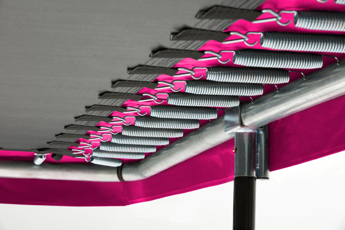 Salta Trampolin Comfort Edition - 214x153cm - Rechteckig Pink - machsport