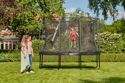 Salta Trampolin Comfort Edition - 214x153cm - Rechteckig Schwarz - machsport