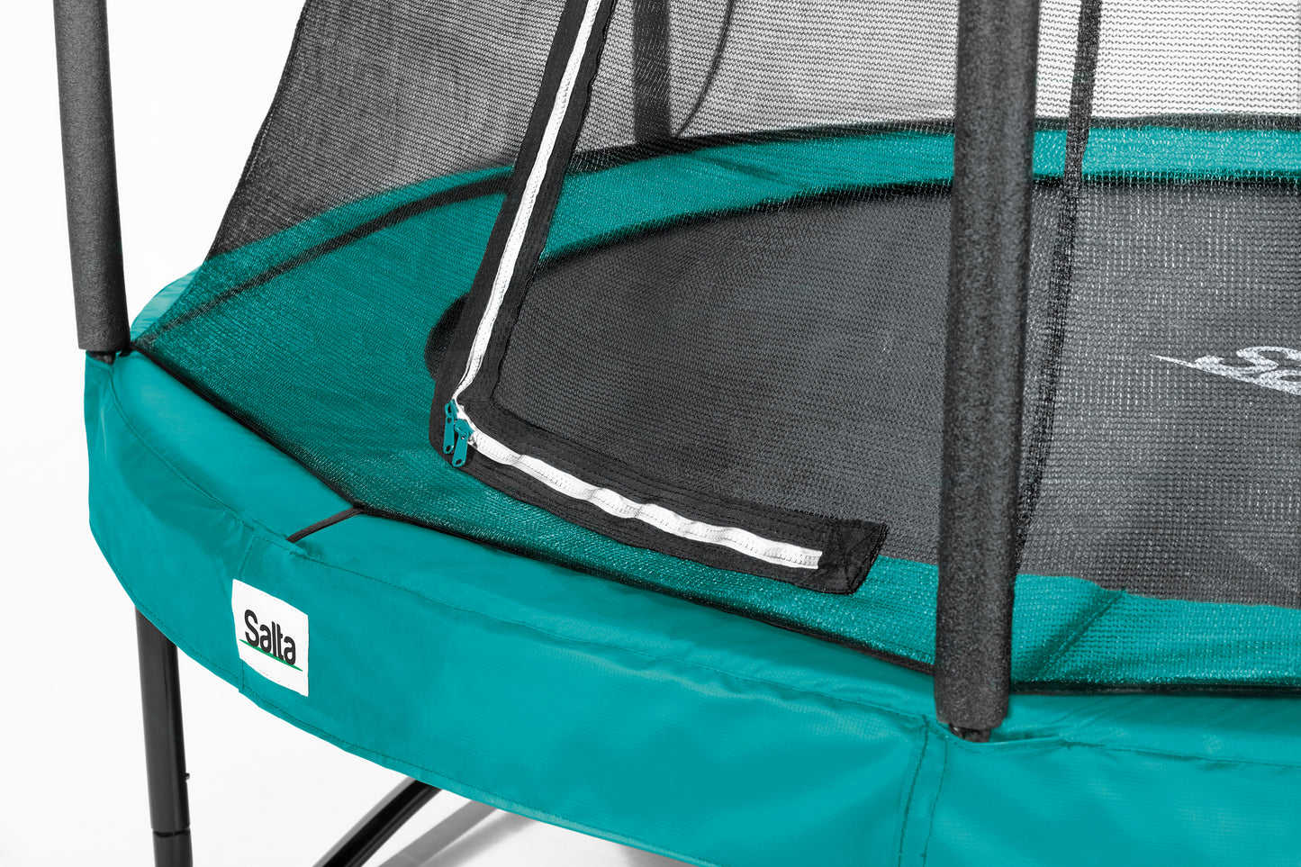 Salta Trampolin Comfort Edition - 251cm - Rund Grün - machsport