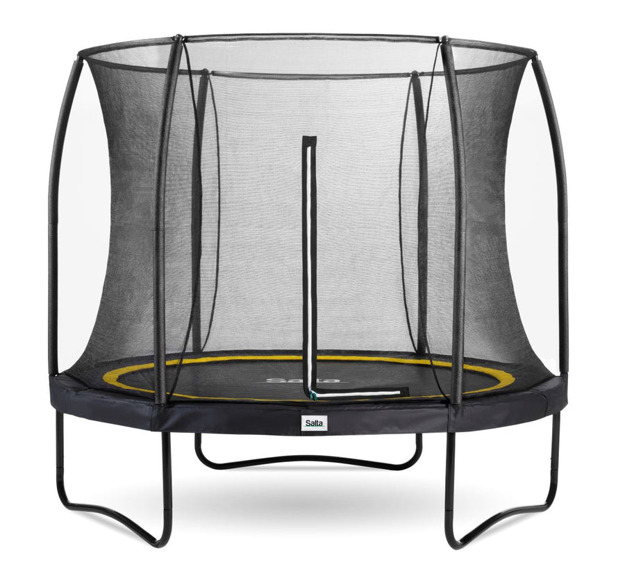 Salta Trampolin Comfort Edition - 251cm - Rund Schwarz - machsport