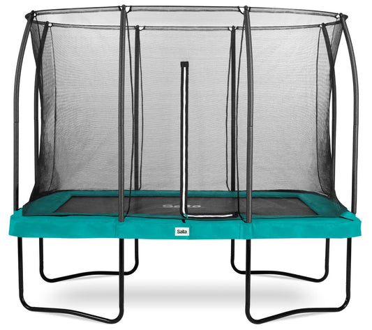 Salta Trampolin Comfort Edition - 305x214cm - Rechteckig Grün – 305x214 cm / Grün / Rechteckig