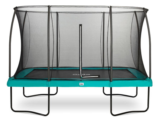 Salta Trampolin Comfort Edition - 366x244cm - Rechteckig Grün – 366x244 cm / Grün / Rechteckig