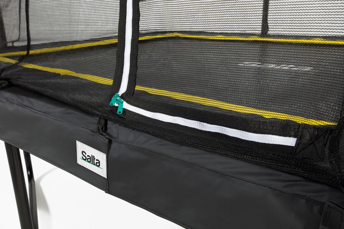 Salta Trampolin Comfort Edition - 366x244cm - Rechteckig Schwarz - machsport – Bild 