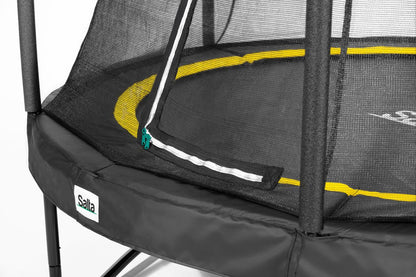 Salta Trampolin Comfort Edition - 427cm - Rund Schwarz - machsport