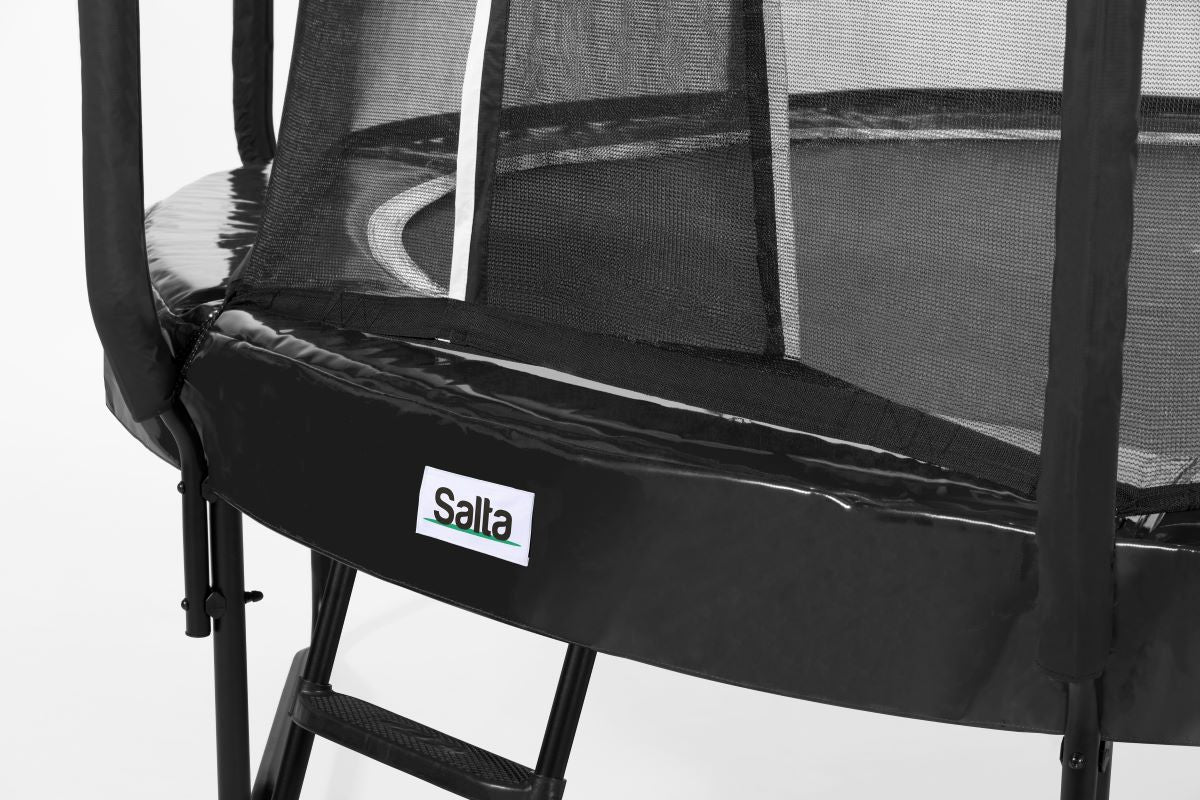 Salta Trampolin First Class - 366cm - Rund Schwarz - machsport