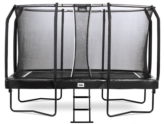 Salta Trampolin First Class - 366x214cm - Rechteckig Schwarz – 366x214 cm / Schwarz / Rund