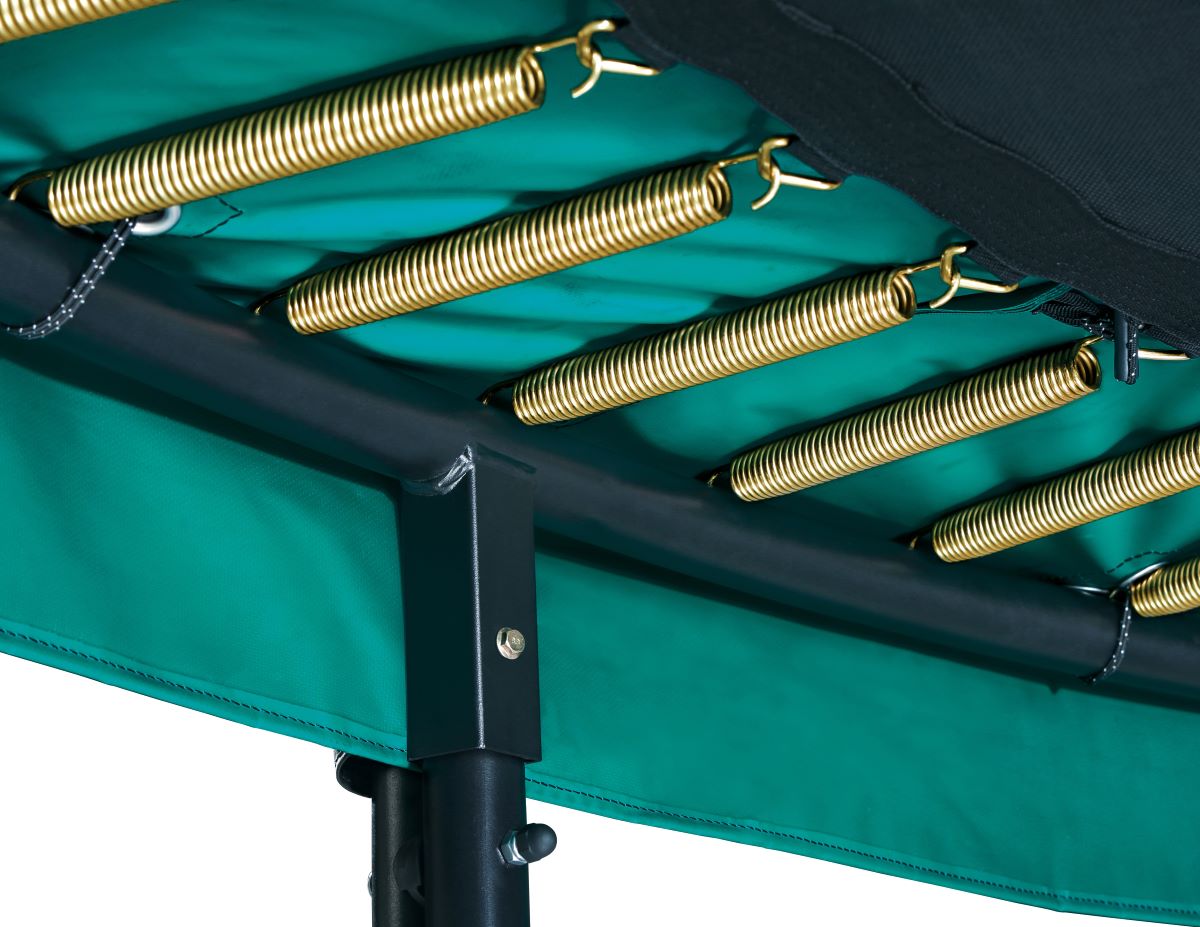 Salta Trampolin First Class - 427cm - Rund Grün - machsport