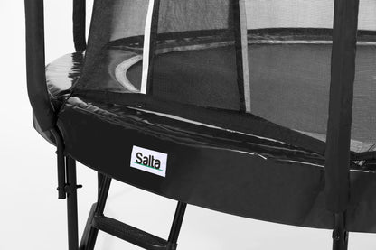 Salta Trampolin First Class - 427cm - Rund Schwarz - machsport