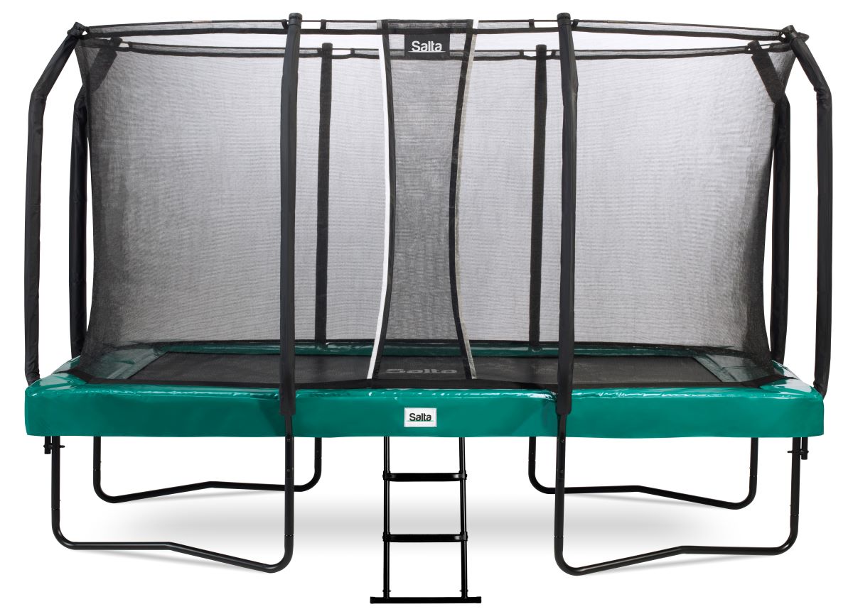 Salta Trampolin First Class - 427x244cm - Rechteckig Grün - machsport – Bild 
