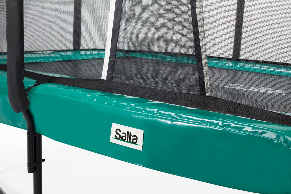 Salta Trampolin First Class - 427x244cm - Rechteckig Grün - machsport – Bild 