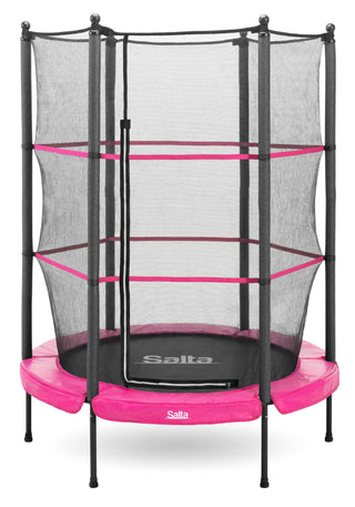 Salta Trampolin Junior - 140cm - Rund Pink - machsport