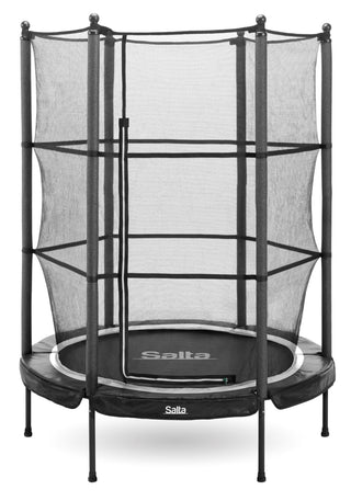 Salta Trampolin Junior - 140cm - Rund Schwarz Bild 1