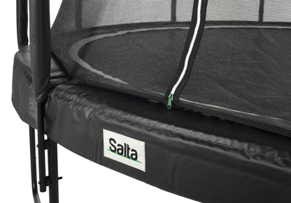 Salta Trampolin Premium Black Edition - 251cm - Rund Schwarz - machsport