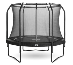 Salta Trampolin Premium Black Edition - 305cm - Rund Schwarz - machsport