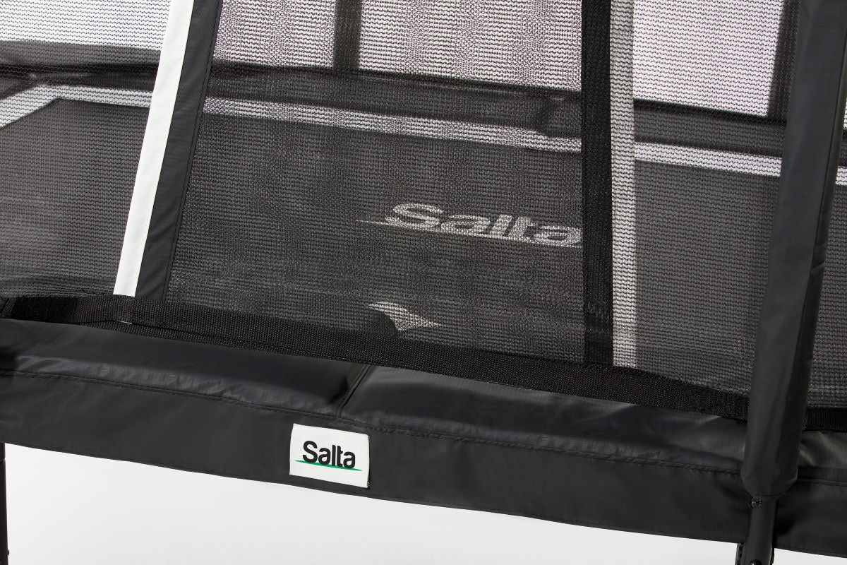 Salta Trampolin Premium Black Edition - 396x244cm - Rechteckig Schwarz - machsport