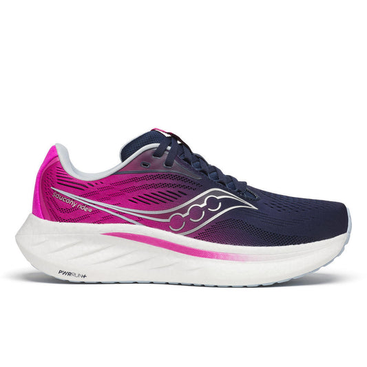 Saucony Damenlaufschuhe Ride 18 – dunkelblau / 37,5
