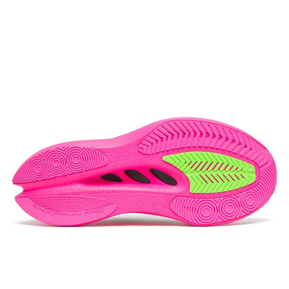 Damenlaufschuhe Saucony Endorphin Pro 5, Wettkampflaufschuhe mit leichter, atmungsaktiver Sohle, für schnelle Läufe.
