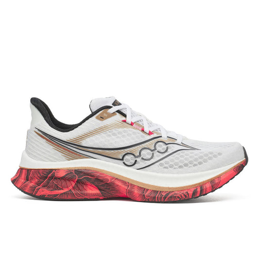 Saucony Damenlaufschuhe Endorphin Speed 5 – schwarzweiß / 37,5