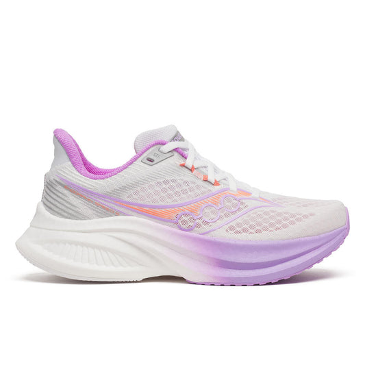 Saucony Damenlaufschuhe Endorphin Speed 5 – weiß / 37,5