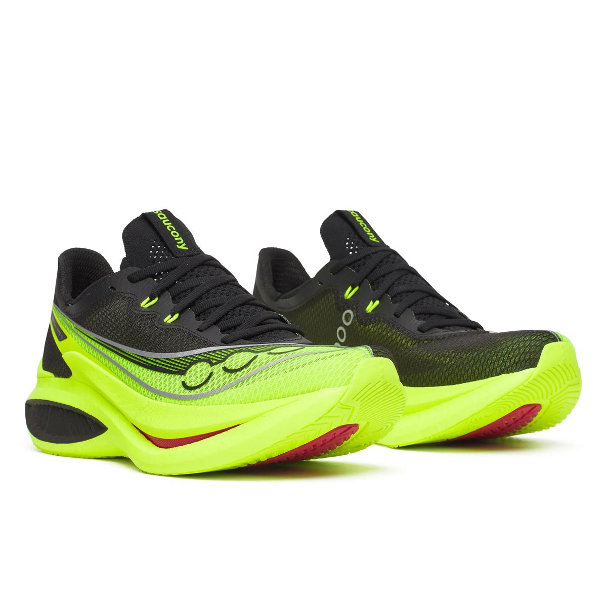 Saucony Herren Wettkampflaufschuhe Endorphin Pro 5, leichtes Design, atmungsaktives Obermaterial, sportlich und schnell.