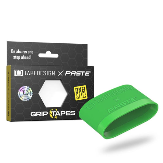 Tapedesign Schienbeinschonerhalter x Paste Grip Tapes, Grün – grün / ONE SIZE