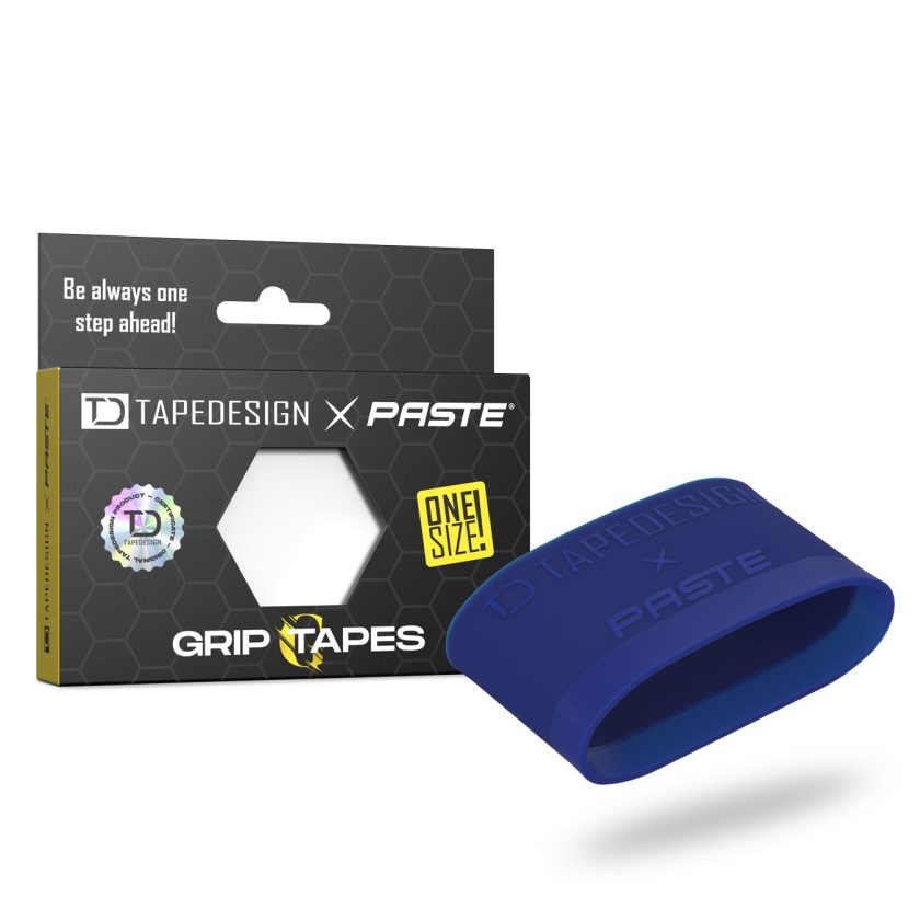 Tapedesign Schienbeinschonerhalter x Paste Grip Tapes, Navy - machsport – Bild 