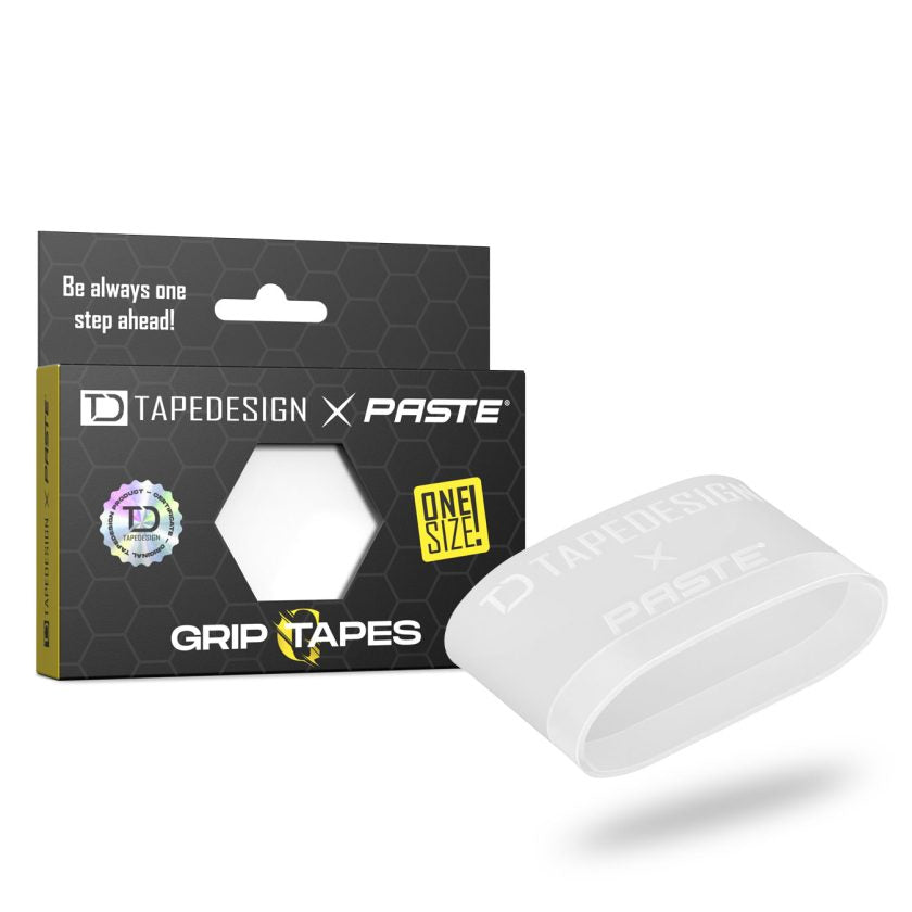 Tapedesign Schienbeinschonerhalter x Paste Grip Tapes, Transparent - machsport – Bild 