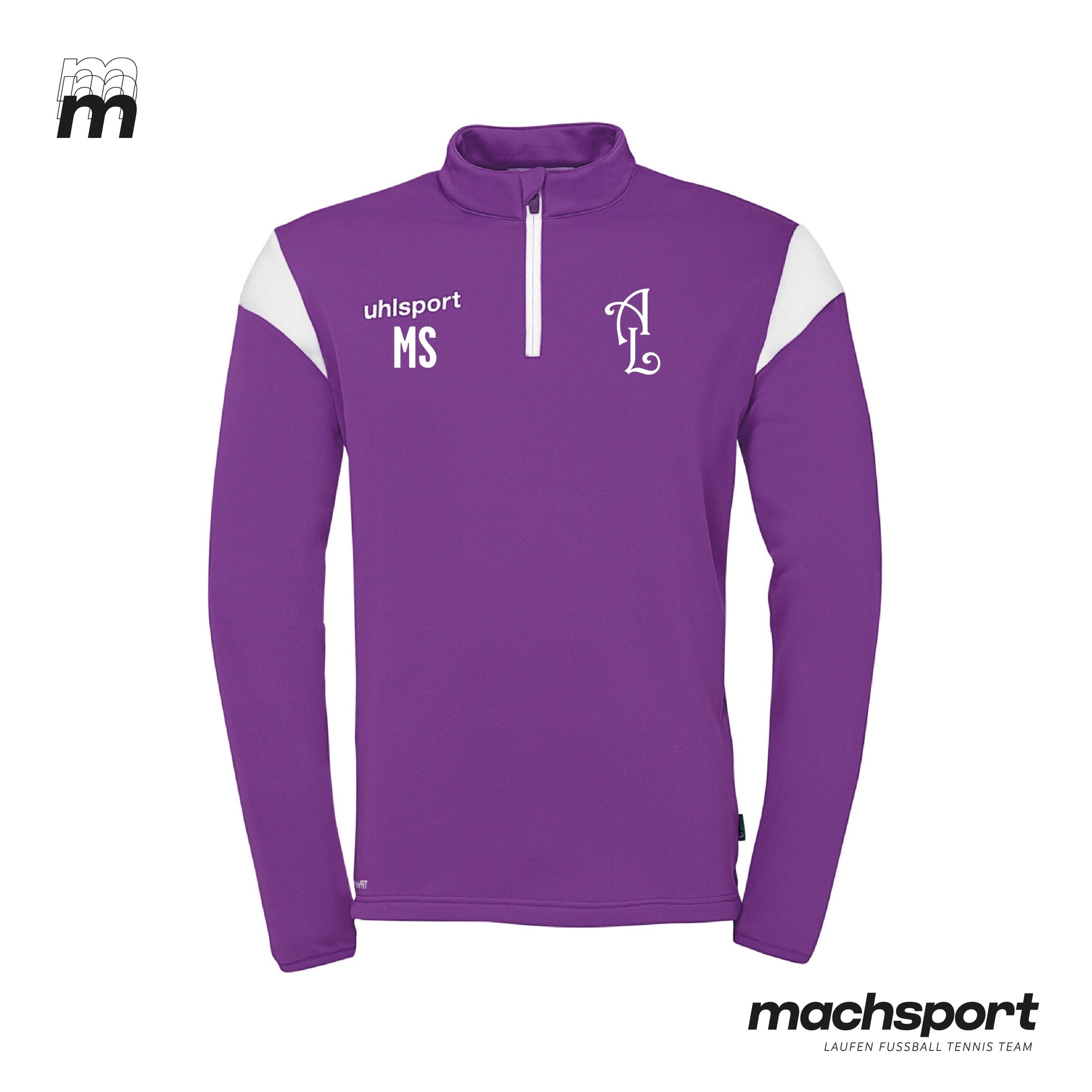 ASKÖ Leonding Fan Ziptop Retro - machsport – Bild 