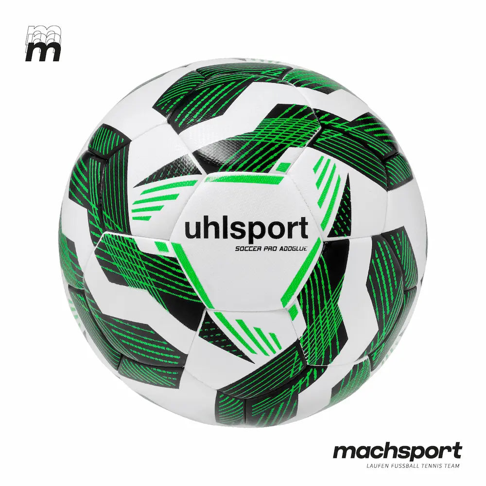 Fußball Soccer Pro Addglue von Uhlsport in Größe 3, sportlicher Fußball für Training und Spiele, detailreiche Bildaufnahme – Bild 